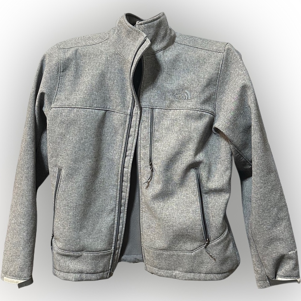 The North Face Mens Windwall Jacket Heather Gray
